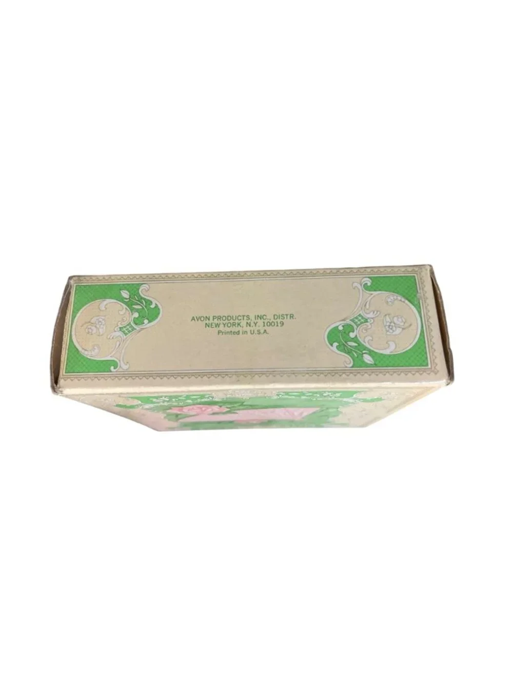 Vintage Avon Hostess Fancy Fan Soap Dish & 4 Pink Soaps NOS Original Box